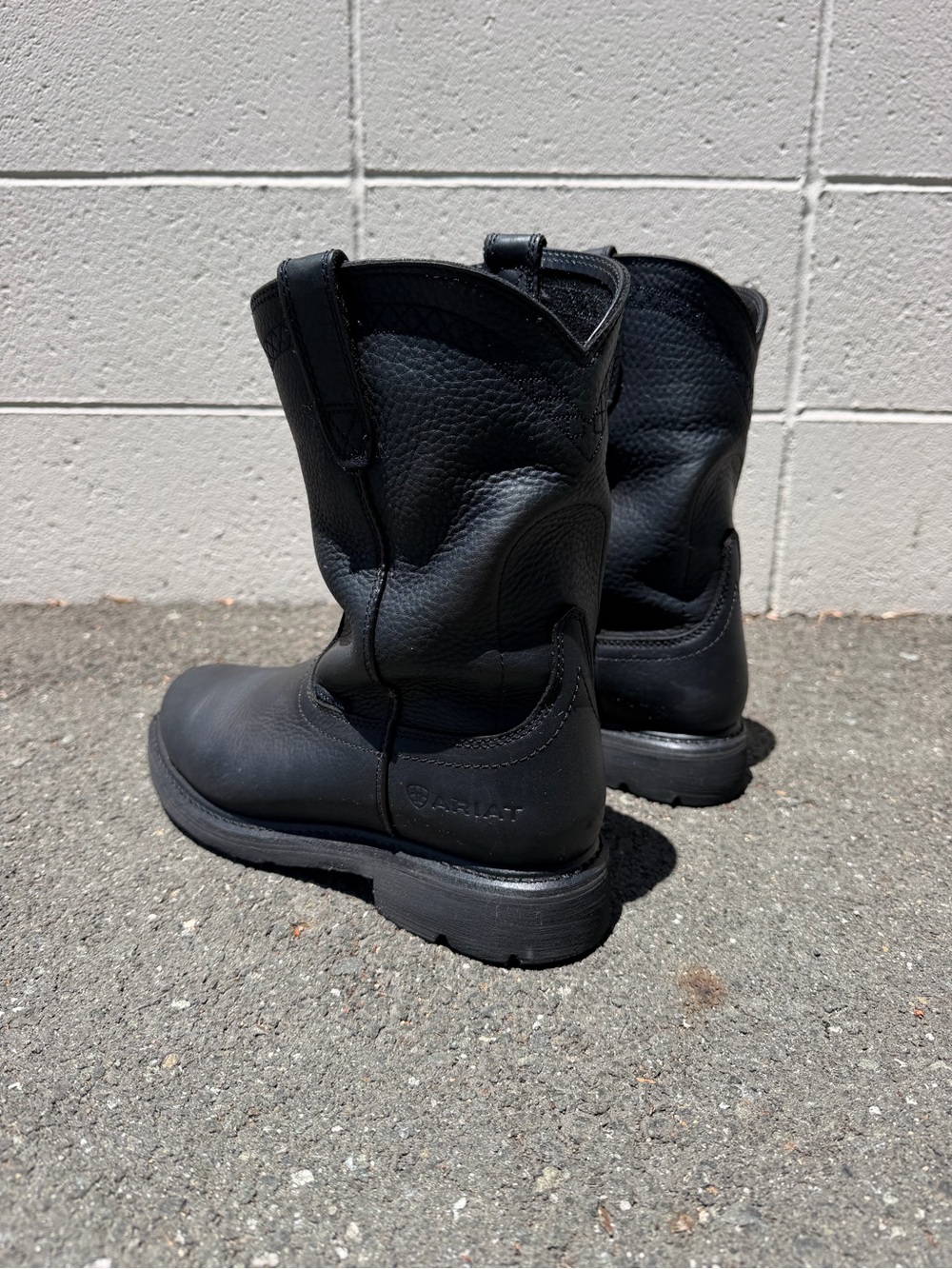Ariat Black Work Roper Boot - Picture 4 of 5
